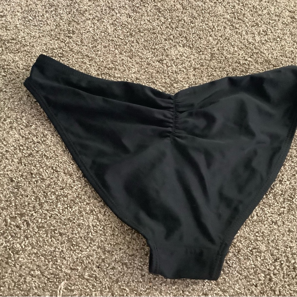Womens Scrunchbutt Black Swimsuit Bottoms